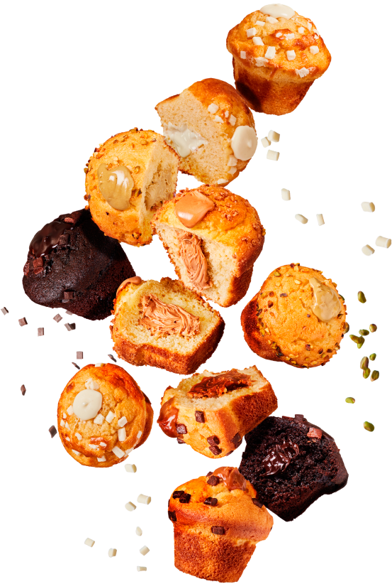 Assortment of muffins